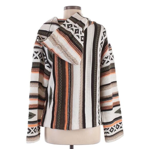 Polo Ralph Lauren Sweater Jumper Hooded Aztec Indian Wool Cashmere Baja M $698 - Picture 5 of 9